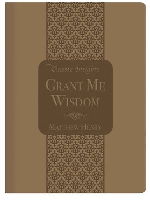 cover image of Grant Me Wisdom